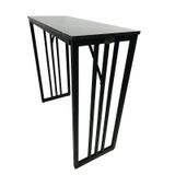 Bar Tipi Masa Bar Masası Metal Ayaklı Masa-Siyah-Ücretsiz Kargo