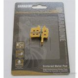 Baradine DS-23 Fren Balatası Disk Frenleri için, Üniseks, Yetişkinler, Siyah, Tek Beden