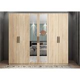 Baramolife GAL5 Life 6 Kapaklı Meşe 270 cm Gardrop