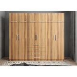 Baramolife GAT5 Trend 6 Kapaklı Ceviz 270 cm Gardrop