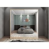 Baramolife GRH4 Harika Sürgülü Meşe 240 cm Gardrop