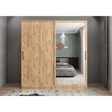 Baramolife GRK4 Kale Sürgülü Çam 180 cm Gardrop
