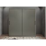 Baramolife GRLE2 Eko Life Sürgülü Antrasit 160 cm Gardrop