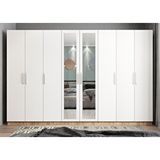 Baramolife GSL11 Life Sekiz Kapaklı Çam Beyaz 280 cm Gardrop