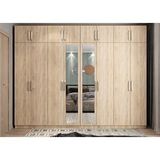 Baramolife GSS4 Süper Sekiz Kapaklı Meşe 280 cm Gardrop