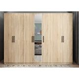 Baramolife GYL5 Life Yedi Kapaklı Meşe 315 cm Gardrop