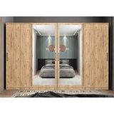 Baramolife Yıldız Sürgülü Gardırop Çam G.r.y_3_360
