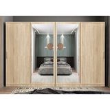 Baramolife Yıldız Sürgülü Gardırop Meşe G.r.y_4_400