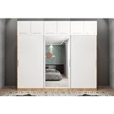 Baramolife Zirve Sürgülü Gardırop Çam ve beyaz G.r.z_8_208cm