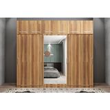 Baramolife Zirve Sürgülü Gardırop Ceviz G.r.z_3_208cm