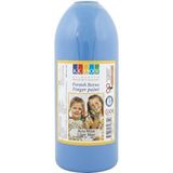 Baran Kırtasiye Südor Büyük Boy Parmak Boyası 500 ml Açık Mavi (Yıkanabilir)