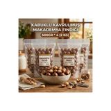 Barazil Kabuklu Kavrulmuş Makademya Fındığı 2 kg (500GR*4 )
