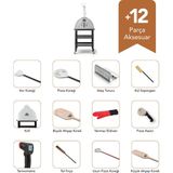 Barba FL-46/S Sehpalı Bahçe Fırını Pro paket - Yeni Nesil Taş Fırın