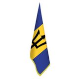 Barbados Bayrağı -Ofis-Makam-Toplantı Odaları - Saçaklı Makam Bayrağı