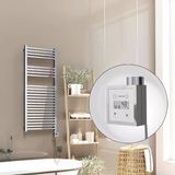 Barbados Elektrikli Havlupan 500X1200 Krom (Ktx3 Termostat) 600W Spiral Kablolu