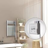 Barbados Elektrikli Havlupan 500X800 Krom (Ktx3 Termostat) 300W Spiral Kablolu