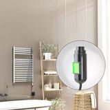 Barbados Elektrikli Havlupan 500X800 Krom (Onoff Düğmeli) 300W