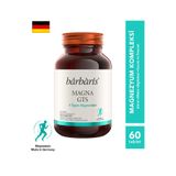 Barbaris Magnezyum GTS - 60 Tablet - Magnezyum Kompleksi (Sitrat, Malat, Taurat, Biglisinat, L-treonat), Vit B6, Vit D, Selenyum, Çinko Takviye Edici Gıda
