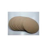 Barbarossa Ahşap Supla Levha 12 Adet 3 Mm Ham Mdf 30 Cm Çap Yuvarlak Servis Altı Supla