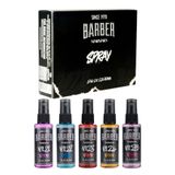 Barber Marmara Graffiti Seri 5'li Edc Seyahat Boy Kolonya