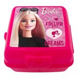 Barbie 3466 Pembe Desenli Beslenme Kabı