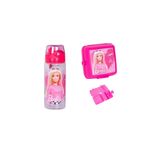 Barbie 500 ml Plastik Matara ve Beslenme Kabı Seti, Pembe