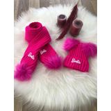 Barbie atkı bere takımı