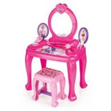 Barbie Ayaklı Makyaj Masası Ve Sandalye Seti Dolu-1609 6506.00046