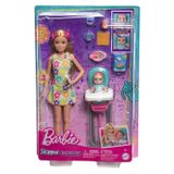 Barbie Barbıe Bebek Bakıcısı Bebeği Ve Aksesuarları Oyun Setleri - Sarı Standart