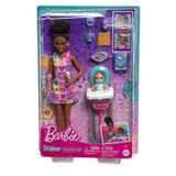 Barbie Barbıe Bebek BakıcısıBebeği Ve Aksesuarları - Pembe