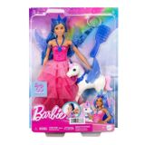 BARBİE BARBIE MAVİ SAÇLI PRENSES BEBEK