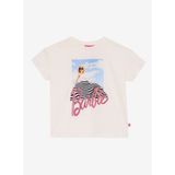 Barbie Baskılı Ekru Kız Çocuk T-Shirt BRB5SG-TST6018