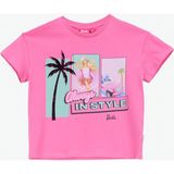 Barbie Baskılı Fuşya Kız Çocuk T-Shirt BRB6SG-TST6406