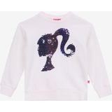 Barbie Baskılı Kız Çocuk Beyaz - Lila Sweatshırt BRB5WG-SWT6624