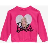 Barbie Baskılı Kız Çocuk Fuşya Sweatshırt BRB5WG-SWT6611