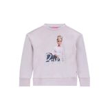 Barbie Baskılı Kız Çocuk Sweatshirt, 5-6 Yaş, 5003274384, Gri, kız-çocuk