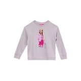 Barbie Baskılı Kız Çocuk Sweatshirt, 9-10 Yaş, 5003291163, Gri, kız-çocuk
