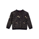 Barbie Baskılı Kız Çocuk Sweatshırt Brb5Wg-Swt6203, Siyah, 3-4 Yaş