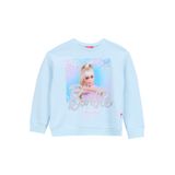 Barbie Baskılı Kız Çocuk Sweatshırt Brb5Wg-Swt6608, Açık Mavi, 9-10 Yaş
