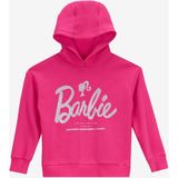 Barbie Baskılı Kız Çocuk Sweatshırt Brb5Wg-Swt6612, Fuşya, 5-6 Yaş