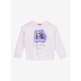 Barbie Baskılı Kız Çocuk Sweatshırt Brb5Wg-Swt6628, Ekru, 5-6 Yaş