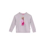 Barbie Baskılı Kız Çocuk Sweatshırt Brb5Wg-Swt6631, Gri, 7-8 Yaş