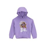 Barbie Baskılı Kız Çocuk Sweatshırt Brb5Wg-Swt6632, Lila, 3-4 Yaş