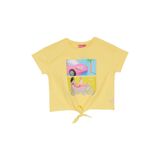 Barbie Baskılı Kız Çocuk T-Shirt, 5-6 Yaş, 5003327187, Sarı, Kız çocuk
