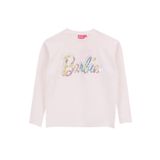Barbie Baskılı Kız Çocuk T-Shirt, 7-8 Yaş, 5003274243, Ekru, Kız Çocuklar