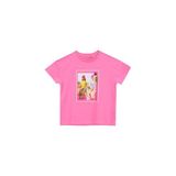 Barbie Baskılı Kız Çocuk T-Shirt, 7-8 Yaş, 5003327088, Fuşya, Kız çocuk