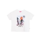 Barbie Baskılı Kız Çocuk T-Shirt, 7-8 Yaş, 5003327202, Ekru, Kız çocuk