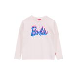 Barbie Baskılı Kız Çocuk T-Shirt, 9-10 Yaş, 5003274294, Ekru, Kız Çocuklar