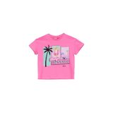Barbie Baskılı Kız Çocuk T-Shirt, 9-10 Yaş, 5003327107, Fuşya, Kız çocuk