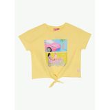 Barbie Baskılı Kız Çocuk T-Shirt, 9-10 Yaş, 5003327187, Sarı, Kız çocuk